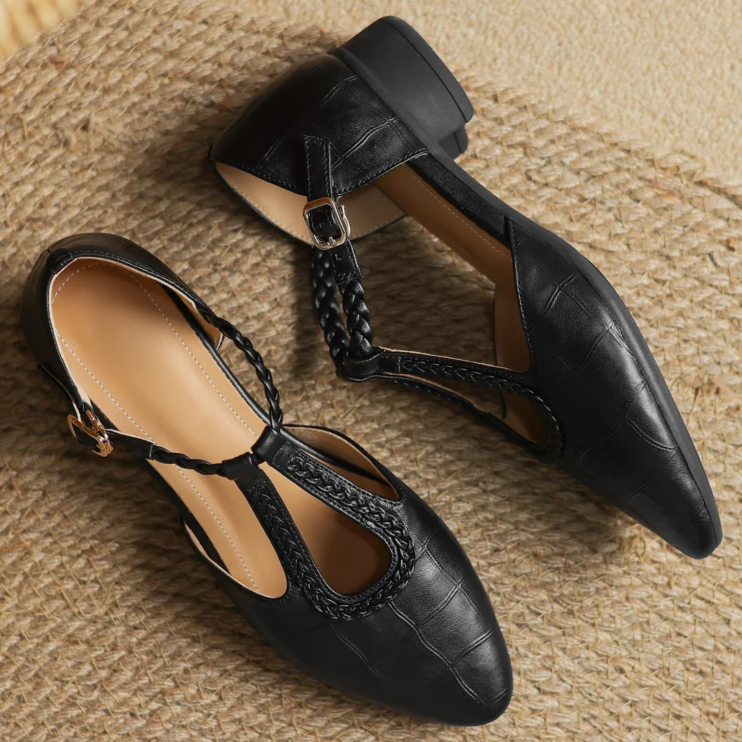 Clara - Orthopedic Leather Mary Jane Shoes