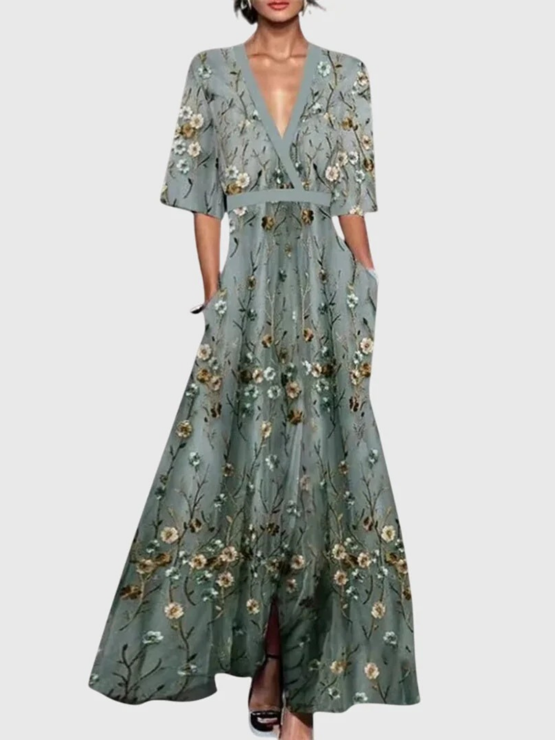 Christelle | Elegant Spring Maxi Dress-