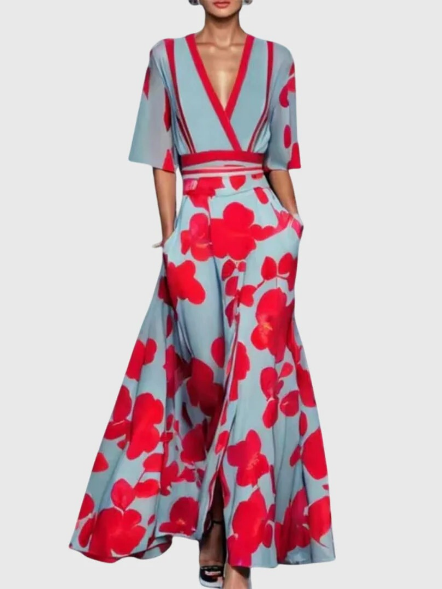 Christelle | Elegant Spring Maxi Dress-