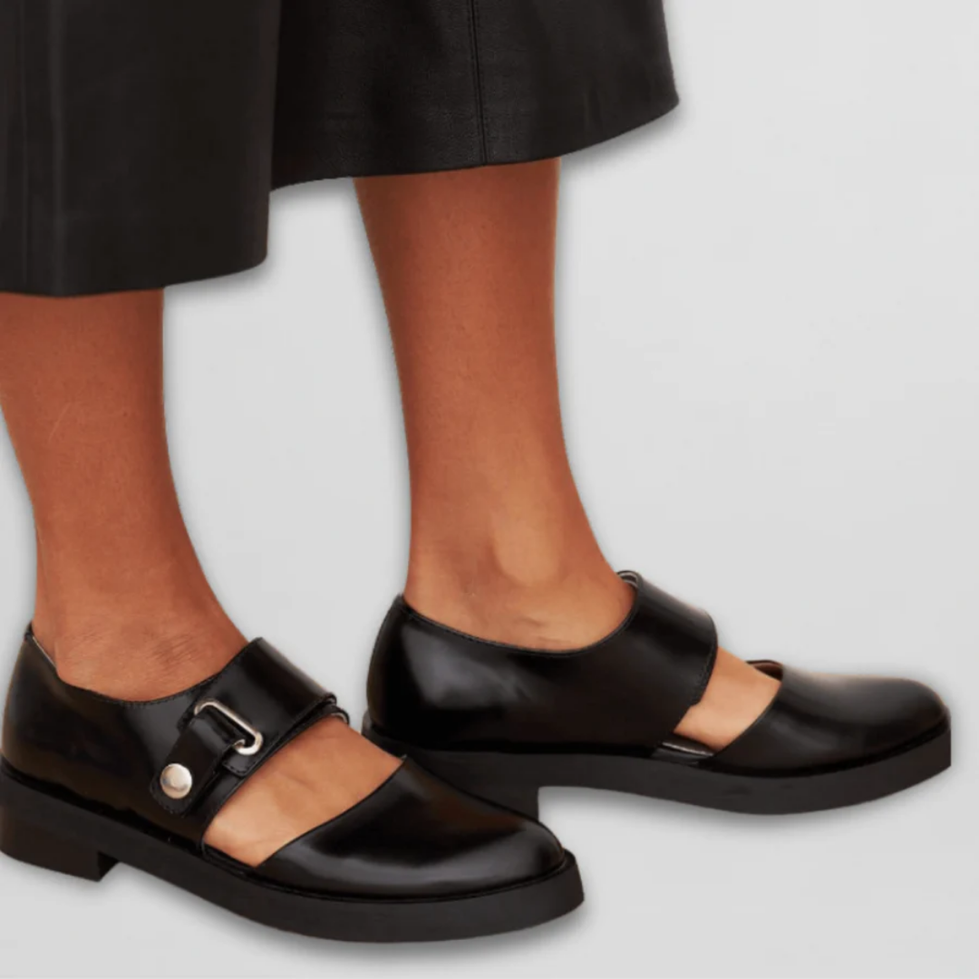ANGELINA | Leather MARY JANE WITH BUCKLE