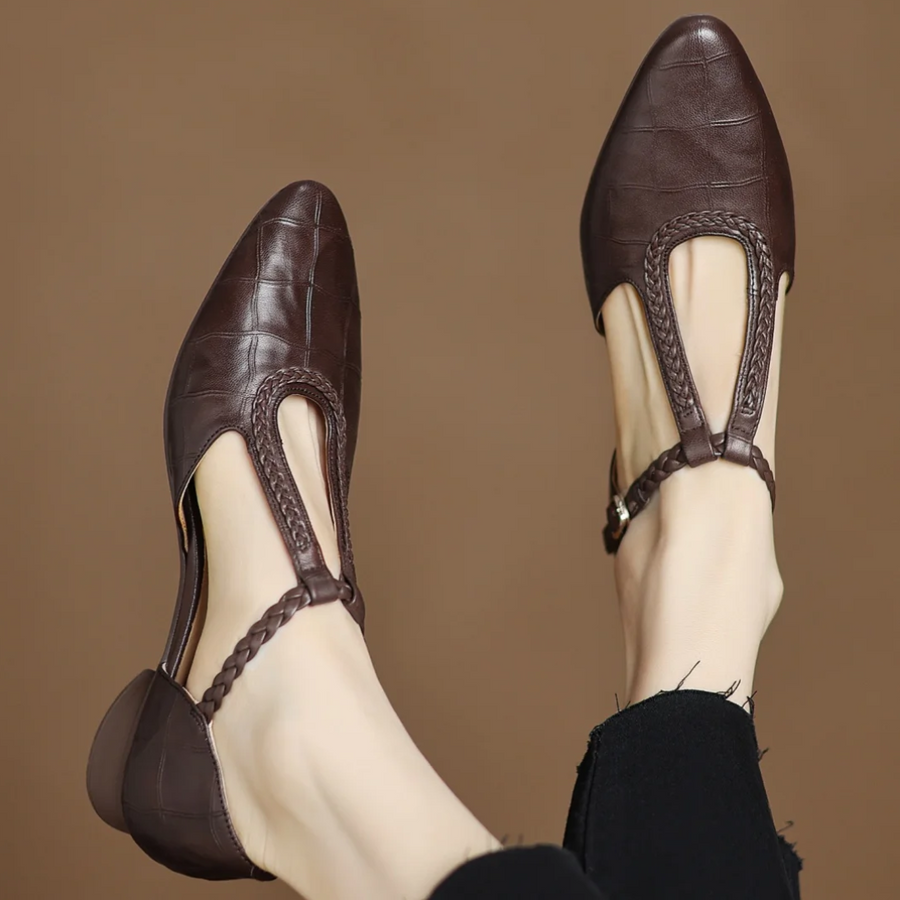 Clara - Orthopedic Leather Mary Jane Shoes