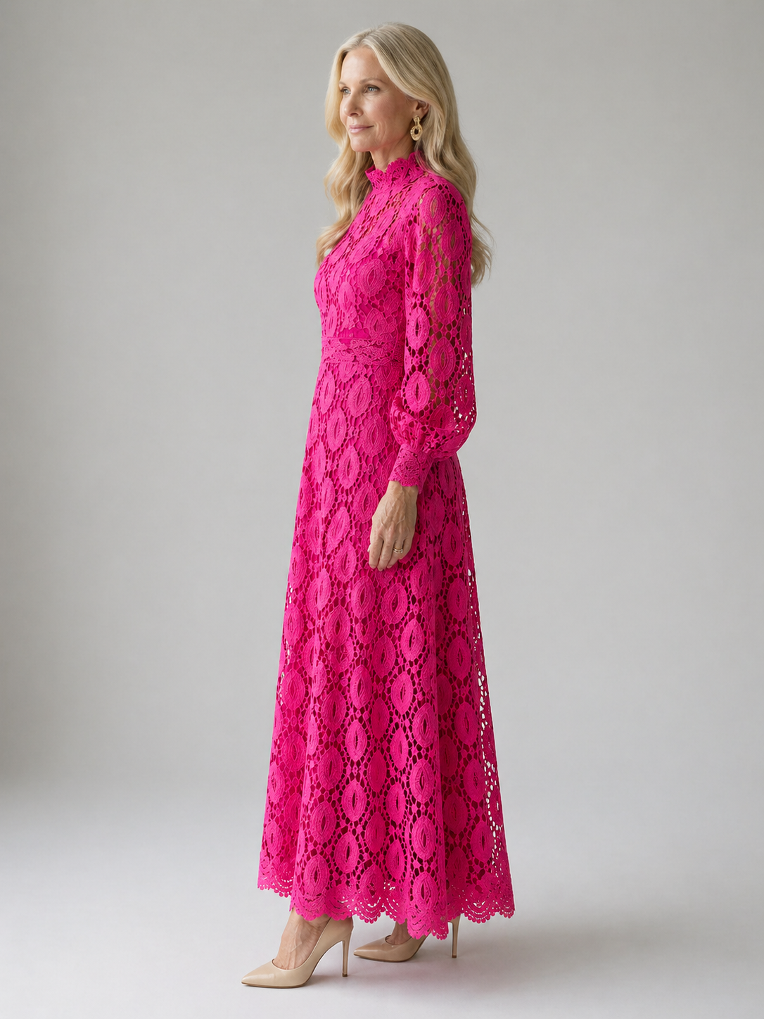 Violet & Grace™ | Lace Midi Dress