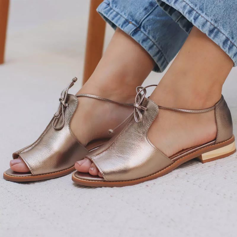 OLIVE™ | STRAP-STYLE LEATHER SANDALS