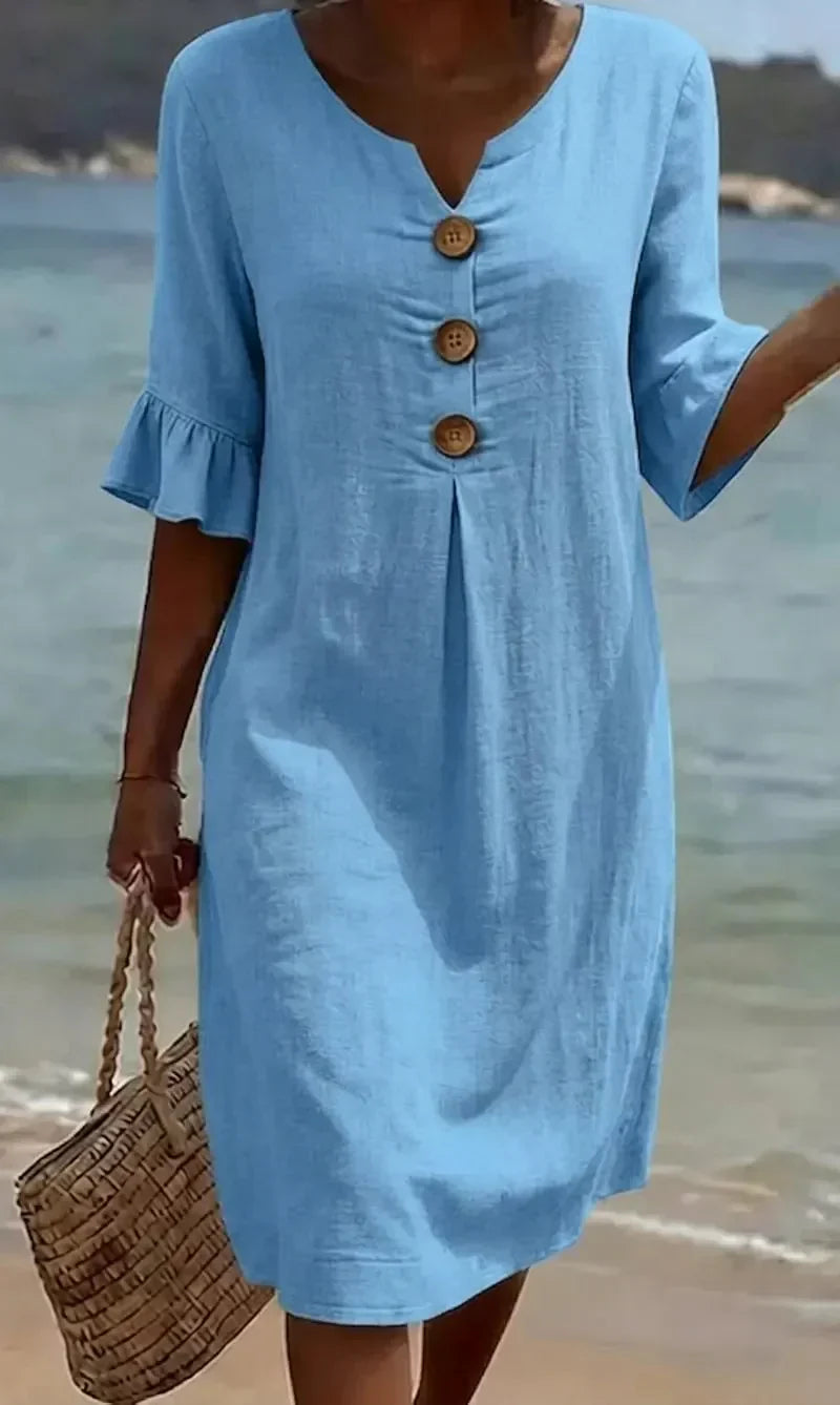 Radmila | Textured Long Sleeve Dress-