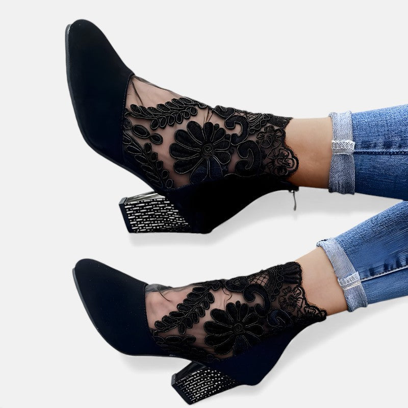 Norene | Women's Wide Width Open Toe Block Heels