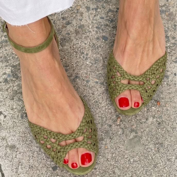 Isadora | Refined Woven Sandals