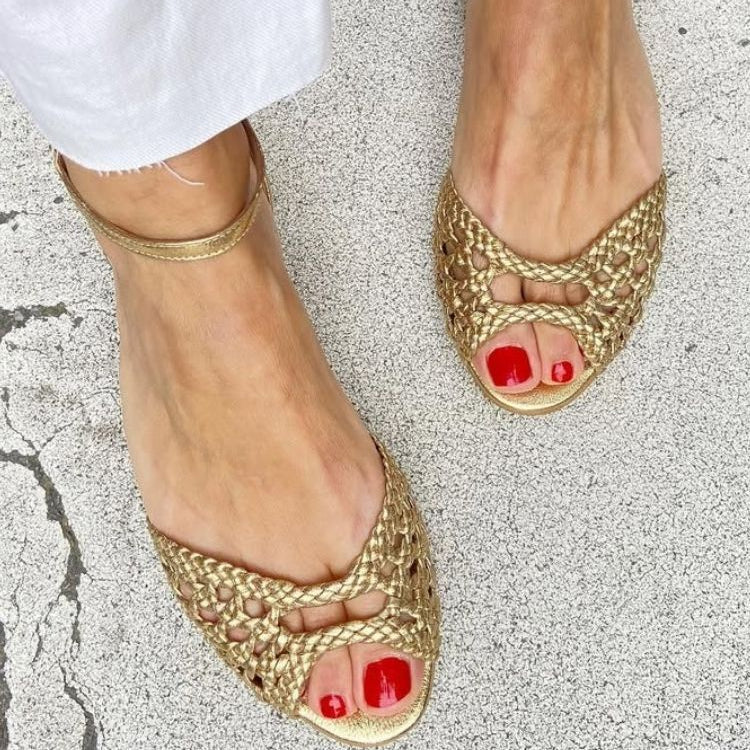 Isadora | Refined Woven Sandals