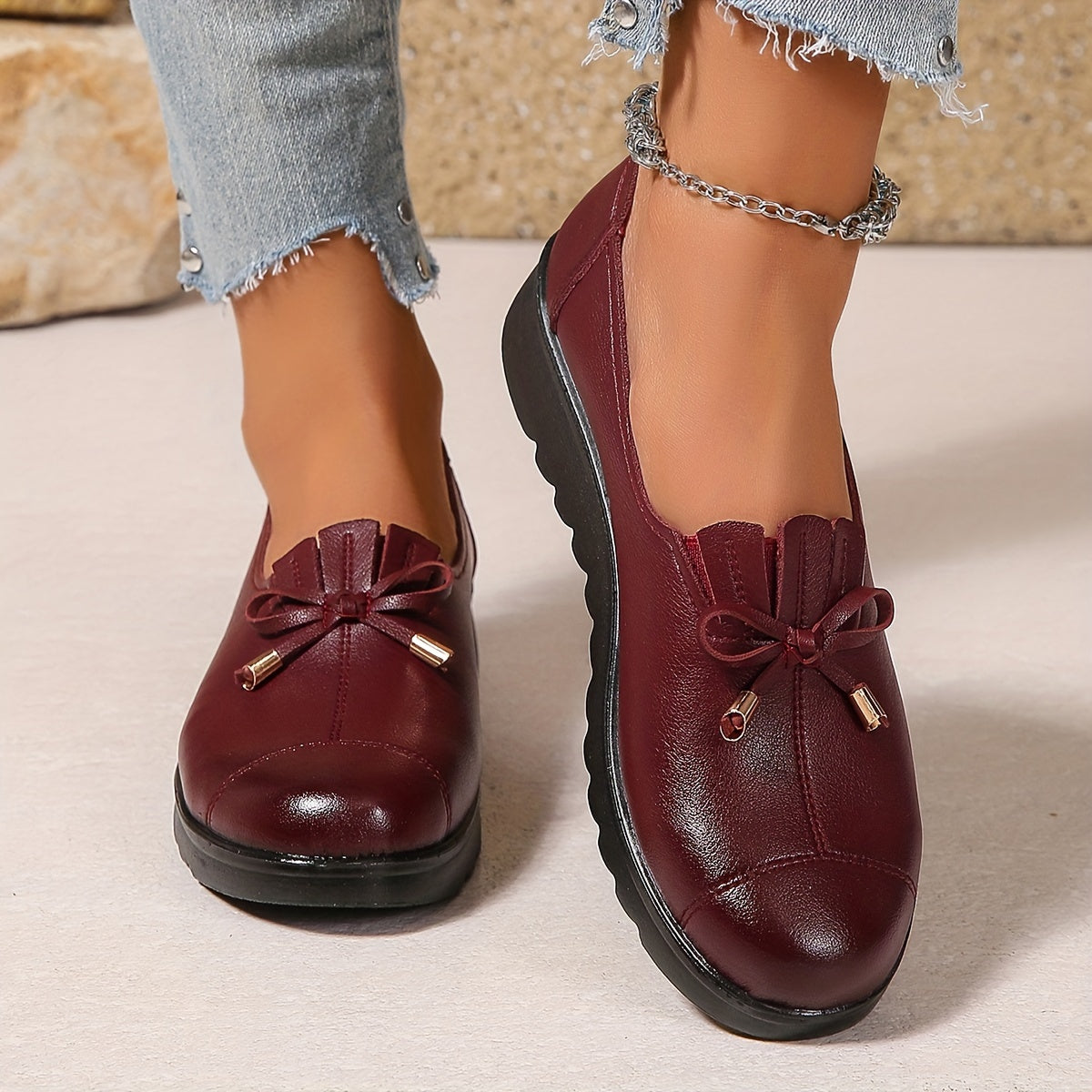 Rosalie | Orthopedic Bow Loafers