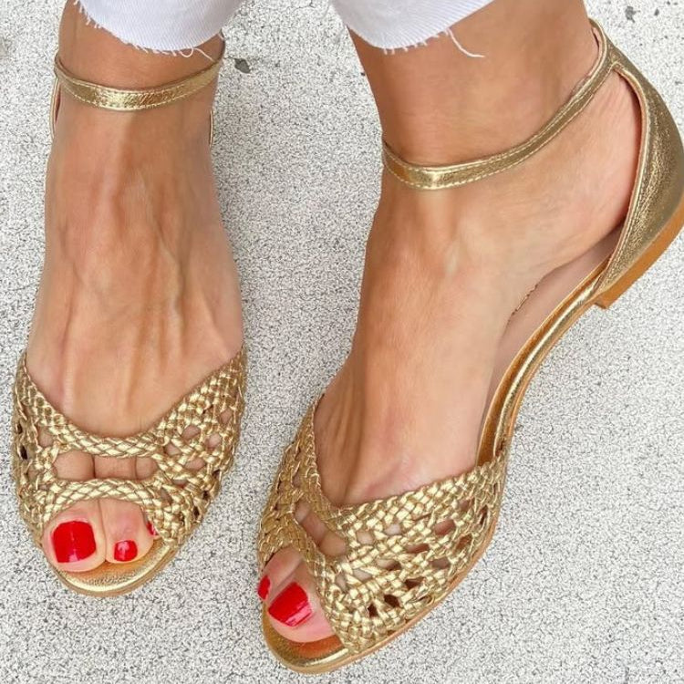 Isadora | Refined Woven Sandals