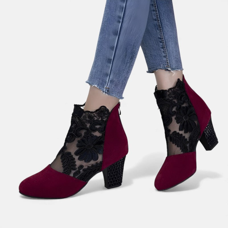 Norene | Women's Wide Width Open Toe Block Heels