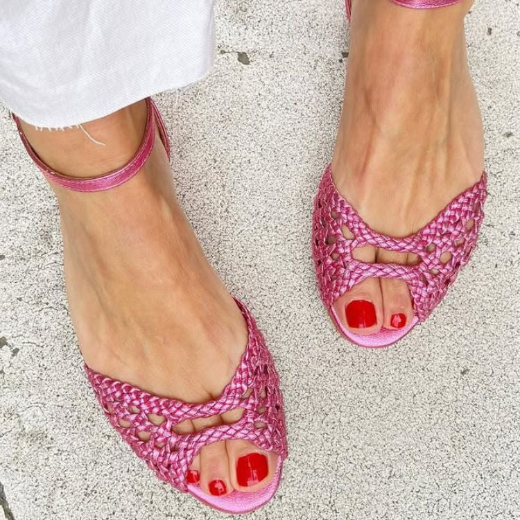 Isadora | Refined Woven Sandals