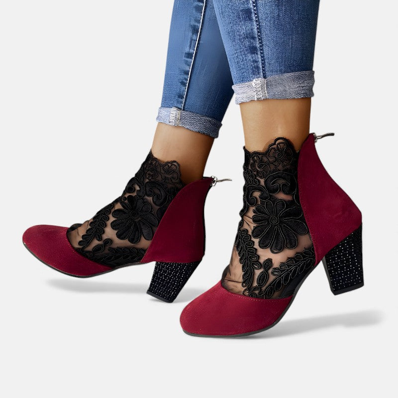 Norene | Women's Wide Width Open Toe Block Heels
