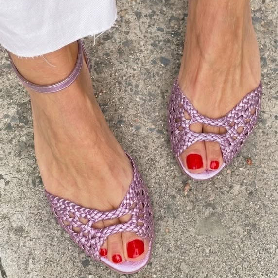 Isadora | Refined Woven Sandals