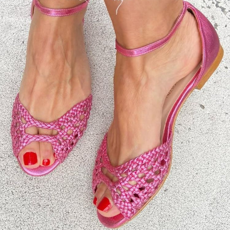 Isadora | Refined Woven Sandals