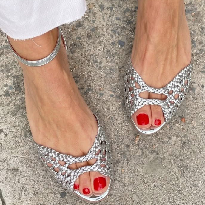 Isadora | Refined Woven Sandals