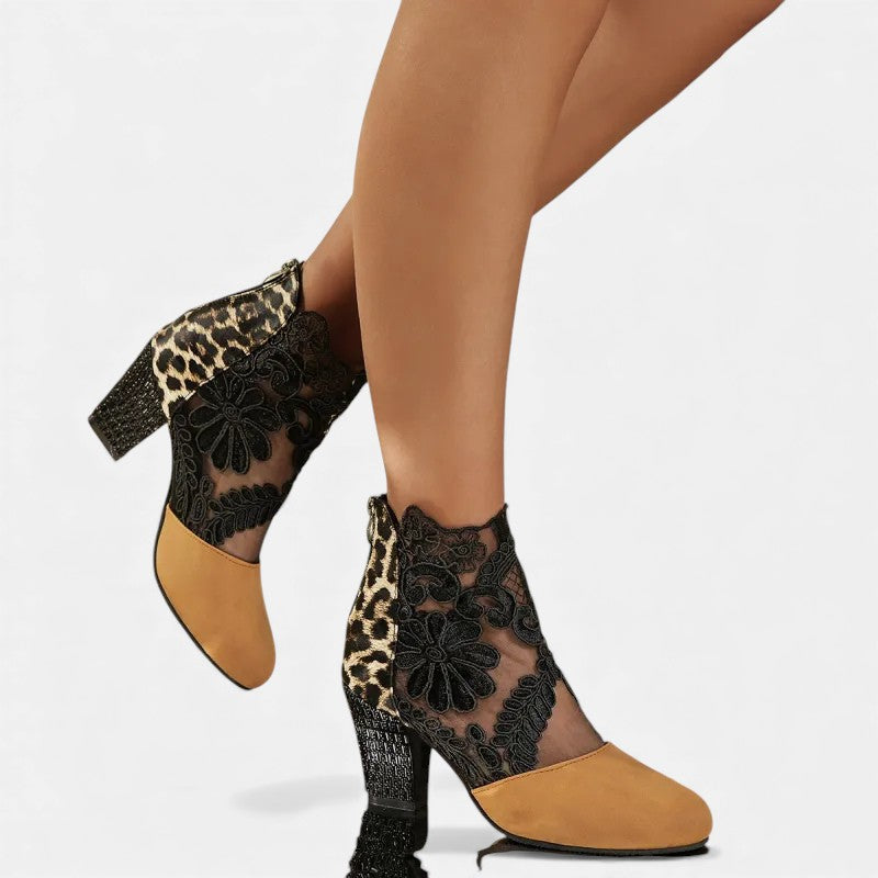 Norene | Women's Wide Width Open Toe Block Heels