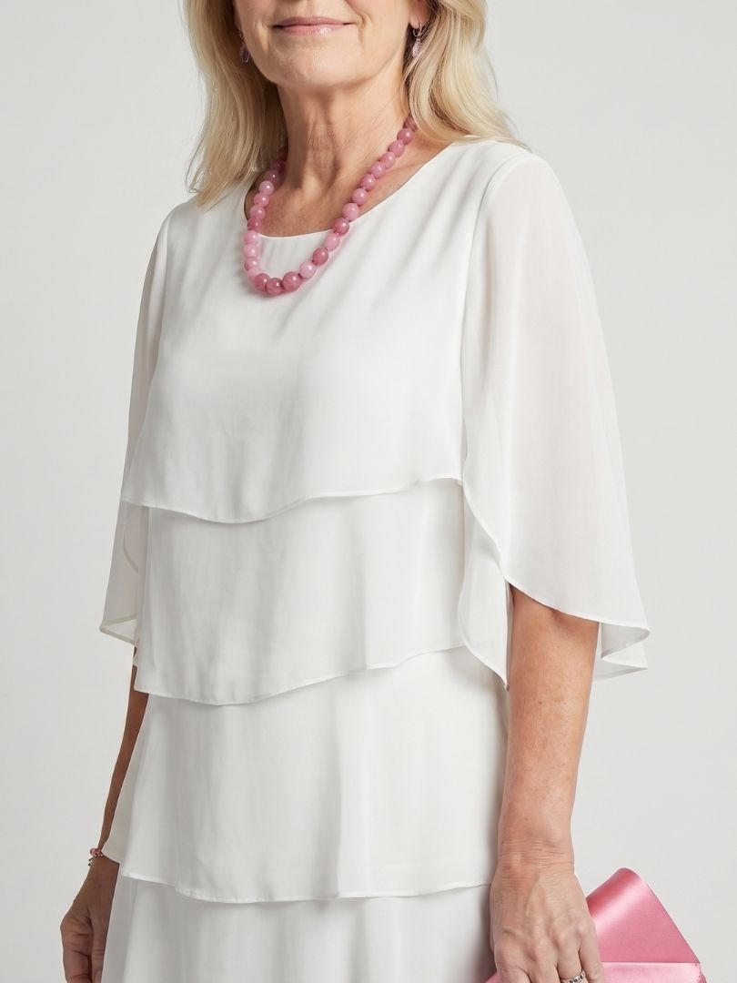 Brent | Layered Tier Midi Dress
