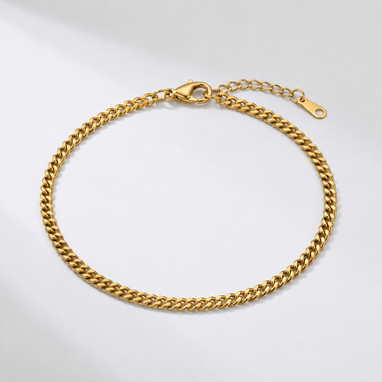 Goldwave | Cuban Chain Anklet — Gold