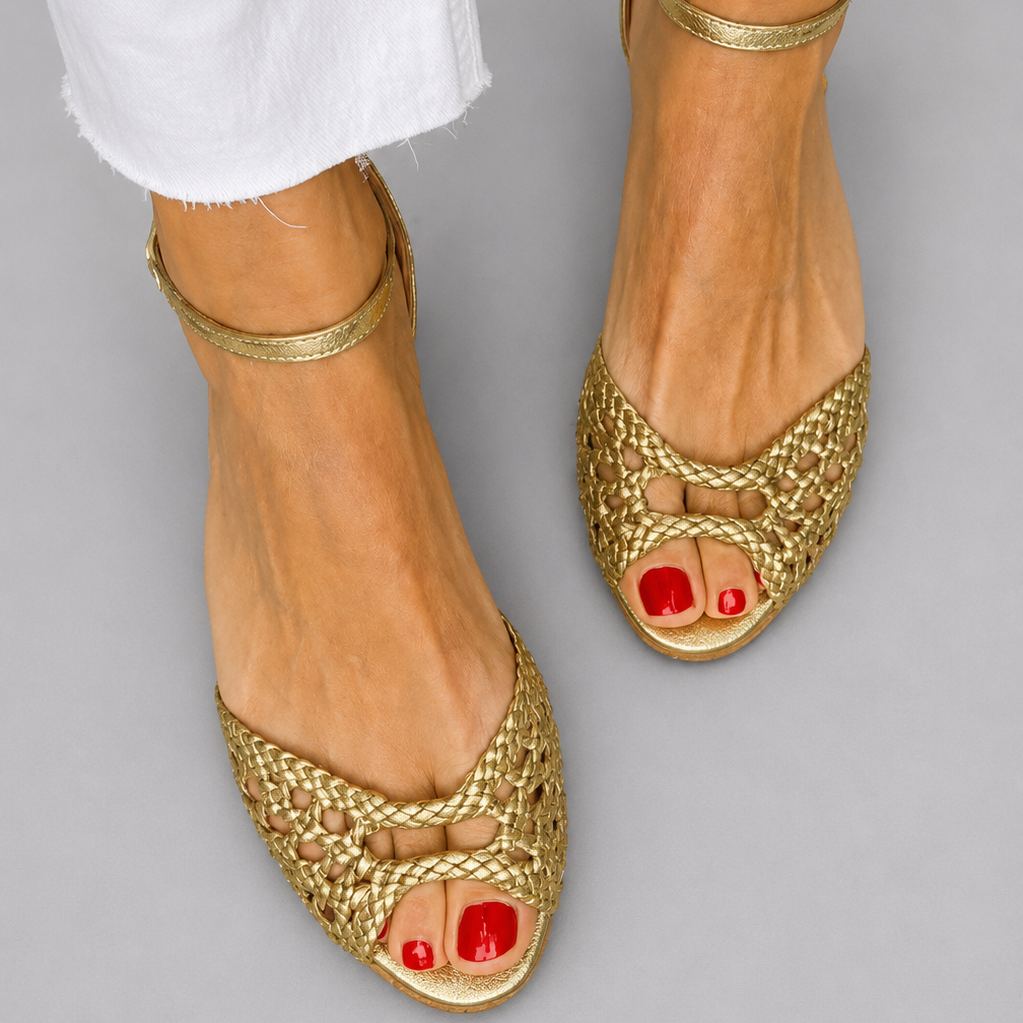 Isadora | Refined Woven Sandals