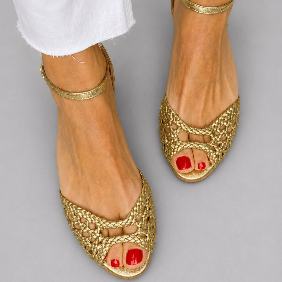 Isadora | Refined Woven Sandals