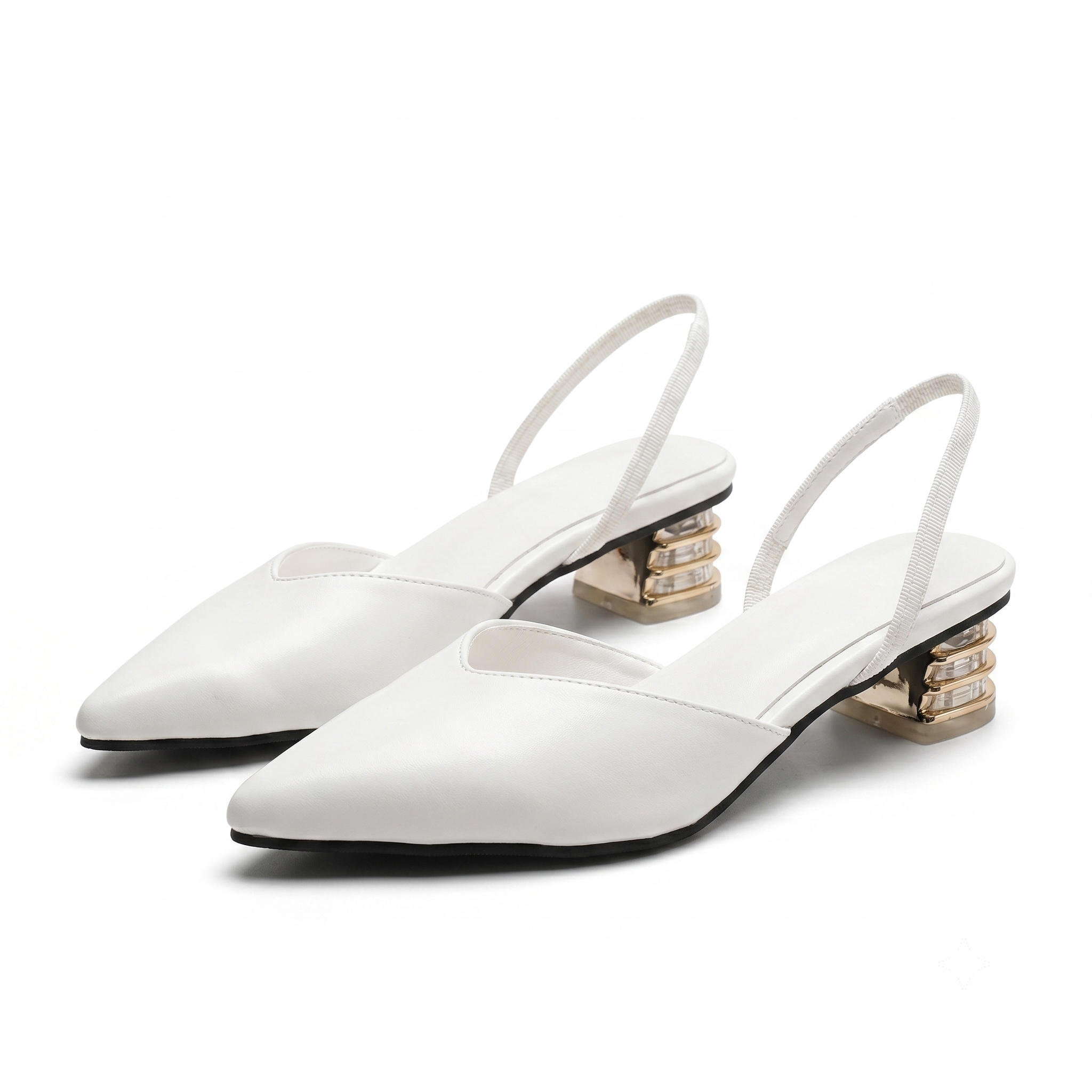 Nora | Low Block Heel Slingbacks