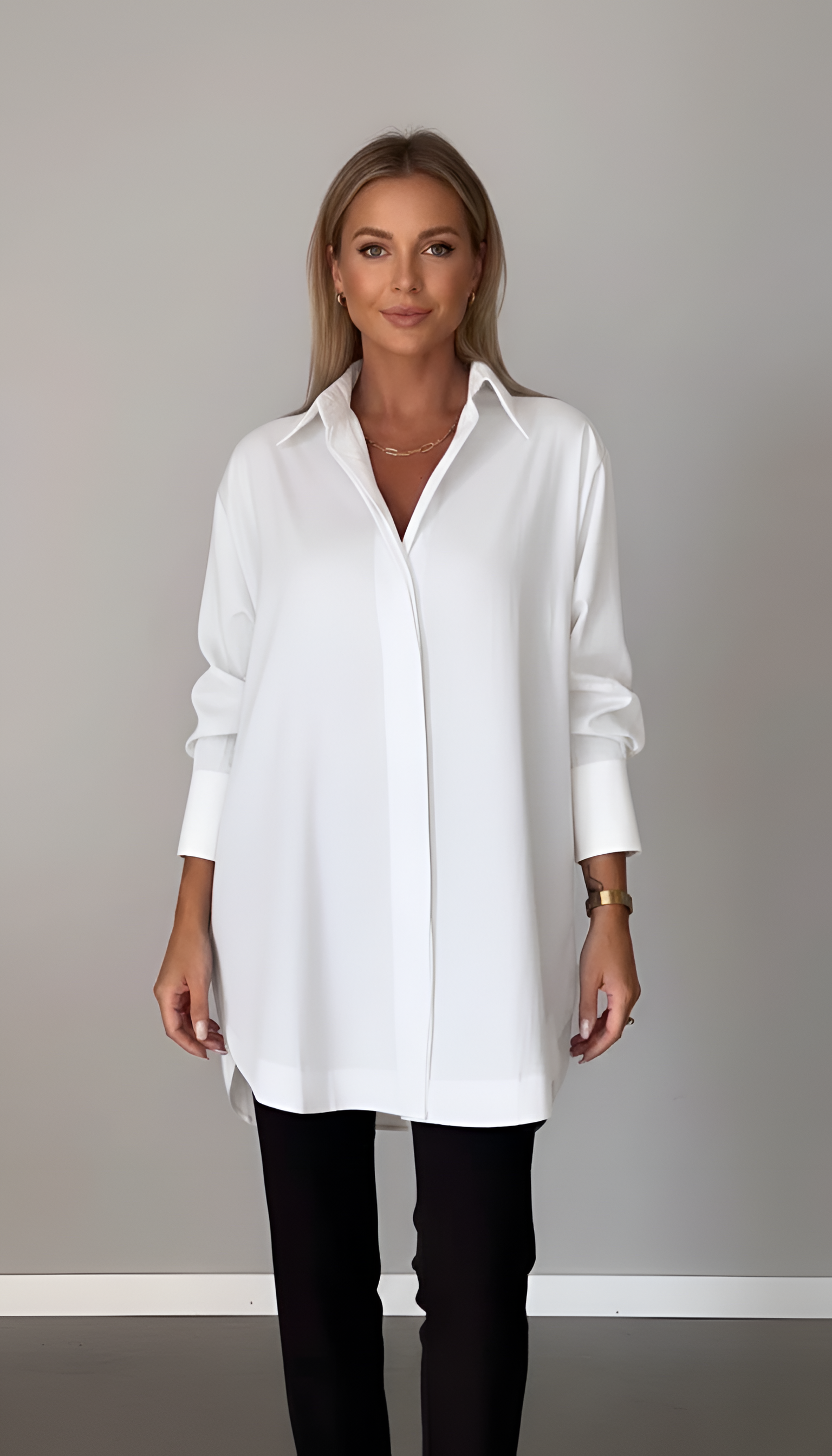 Morgan | Oversized Cotton Shirt