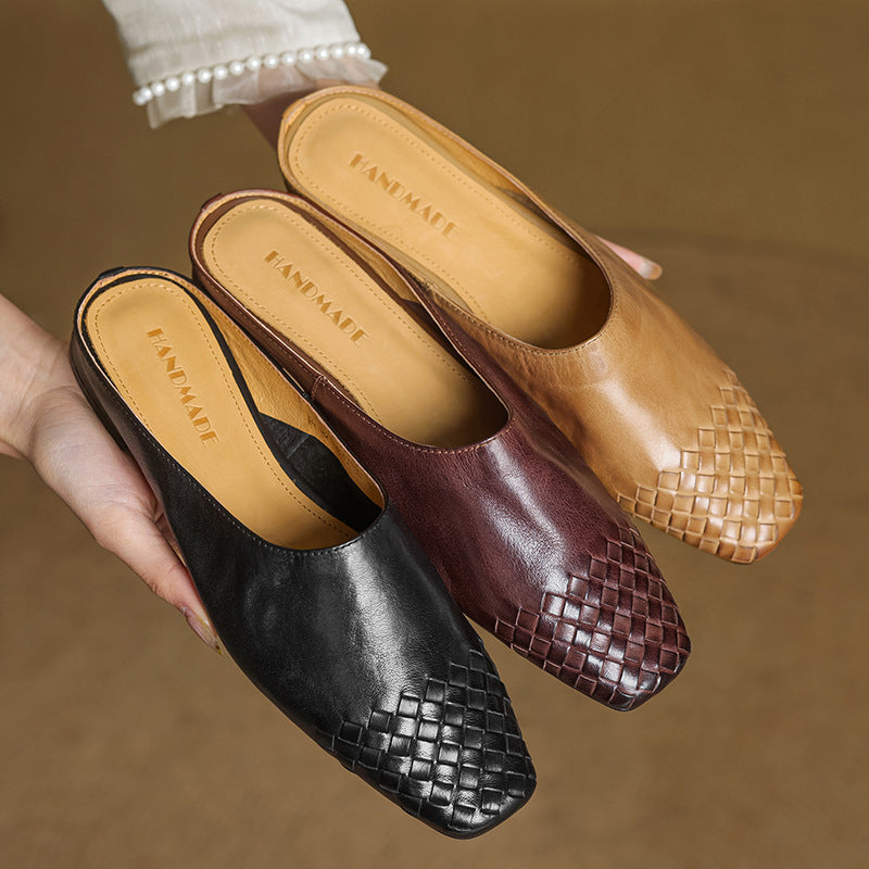 Liora Geniune Leather Mules
