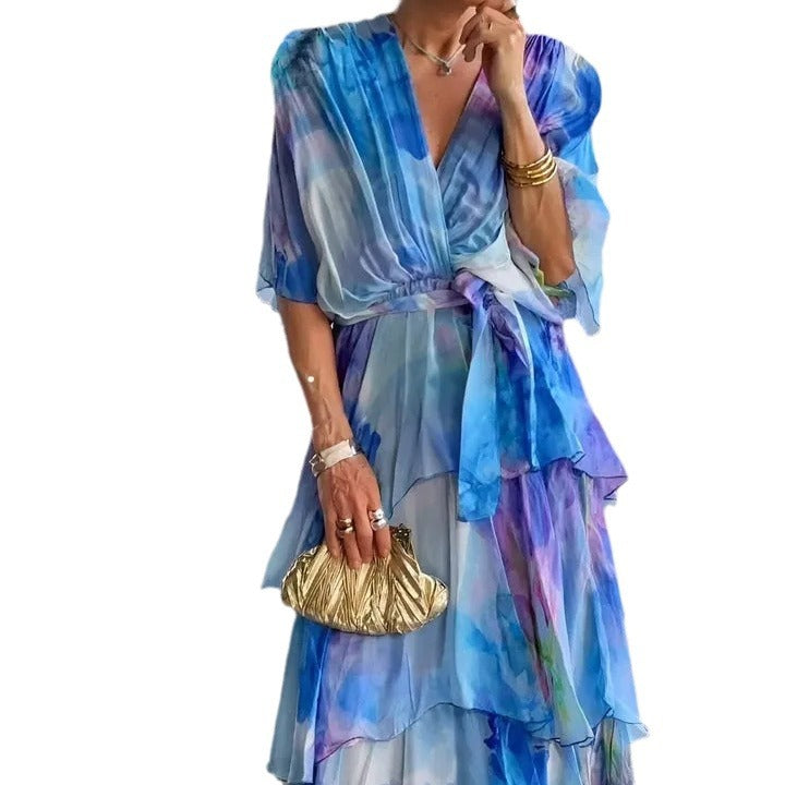 Violet & Grace™ |Layered Floral Sun Dress