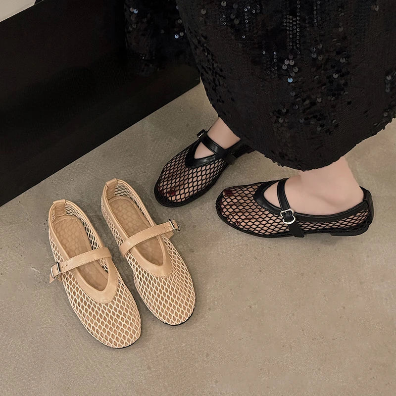 Aria | Mesh Ballet Flat