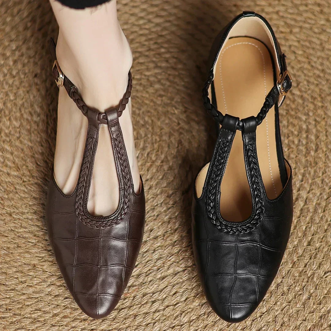 Clara - Orthopedic Leather Mary Jane Shoes