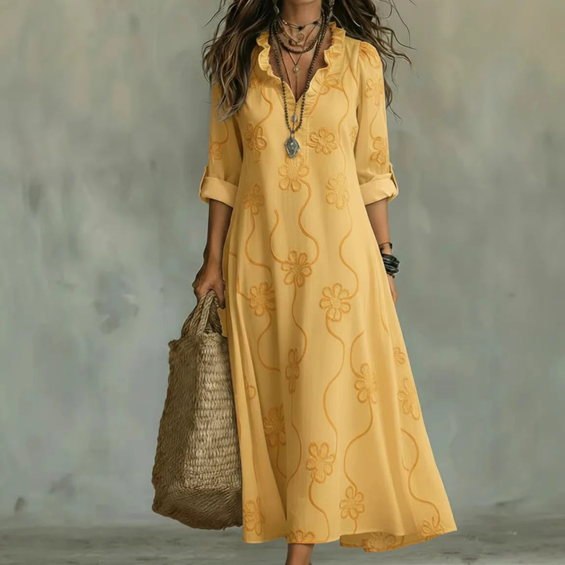 Sienna Summer Floral Maxi Dress