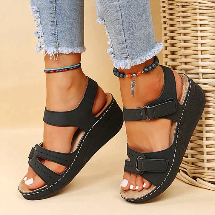 Gloria | Cozy Orthopedic Wedge Sandals
