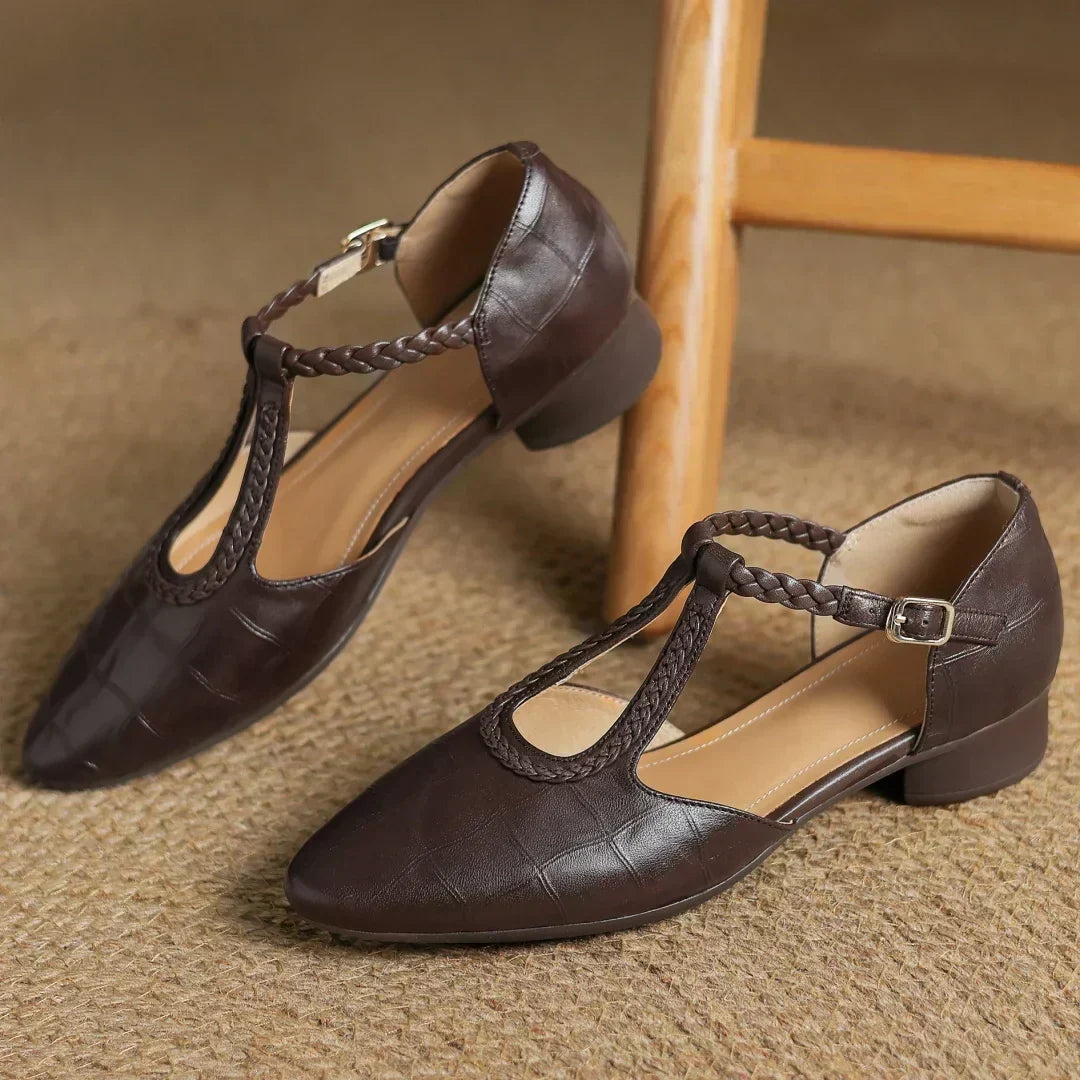 Clara - Orthopedic Leather Mary Jane Shoes