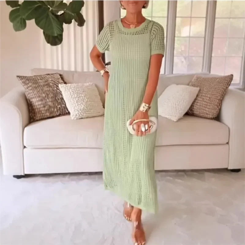 Riviera™ Set with Slip Dress + Crochet Lace Overlay