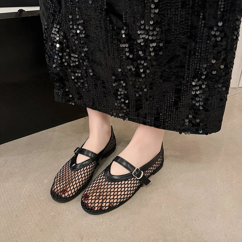 Aria | Mesh Ballet Flat