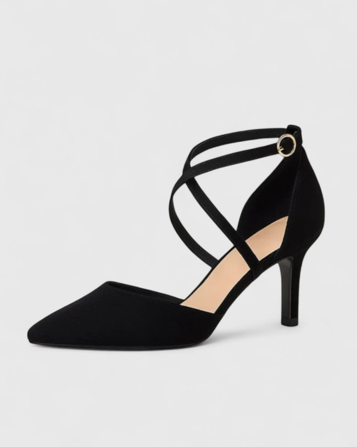 Veylah | Women's Open Toe Block Heel Pumps