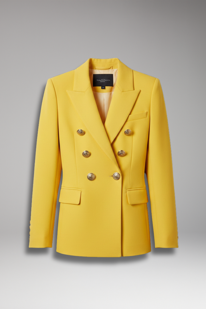 Hope | Women's Lapel Blazer Overlapping Front Long Sleeves