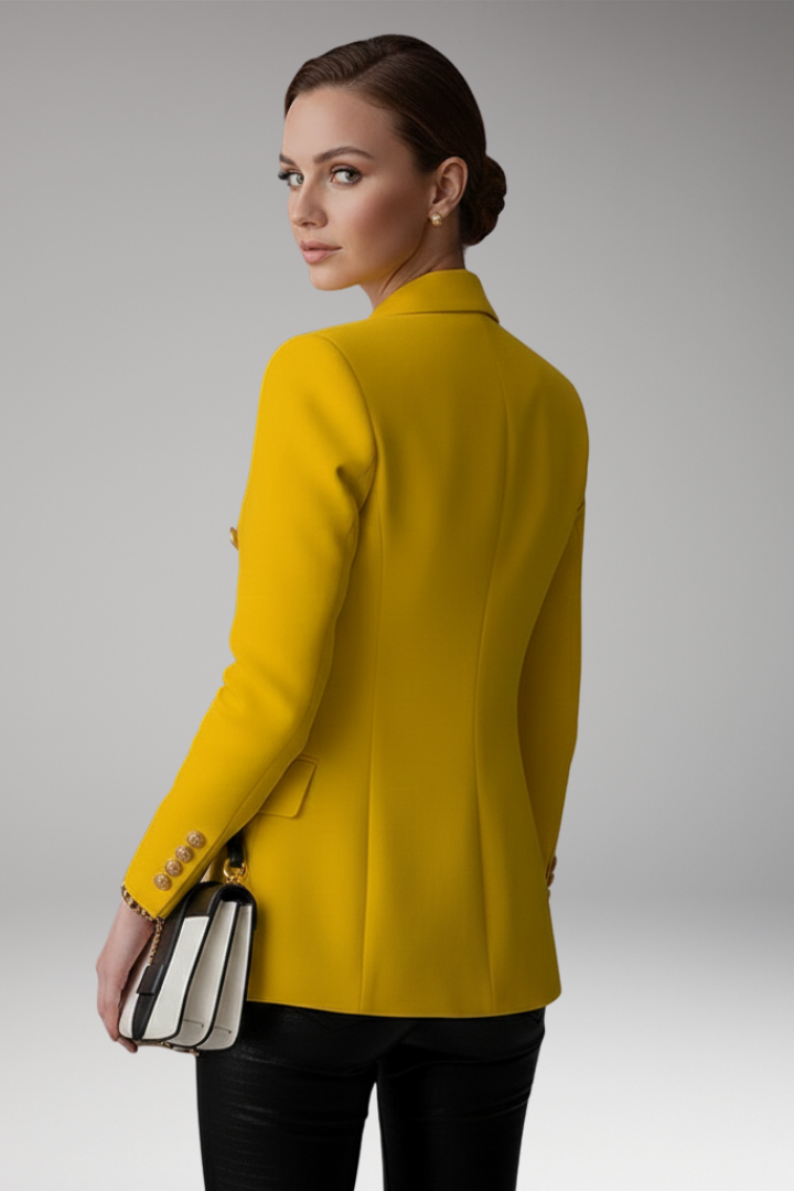 Hope | Women's Lapel Blazer Overlapping Front Long Sleeves