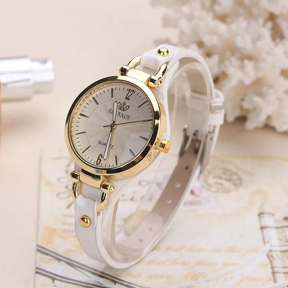 BOWERY LEATHER TIMEPIECE