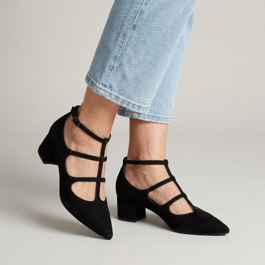 Sorelle | Women's Classic Block Heel Pumps in Nude