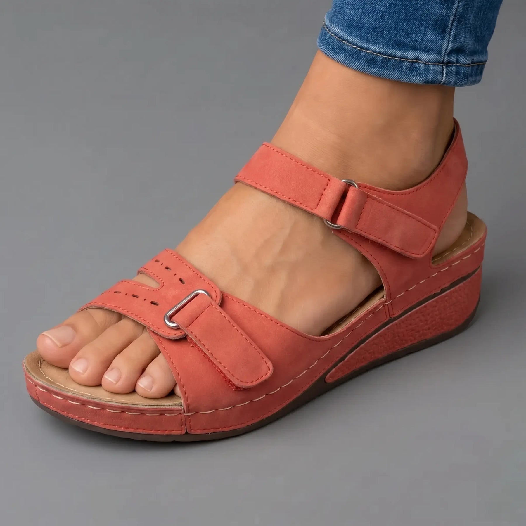 Gloria | Cozy Orthopedic Wedge Sandals