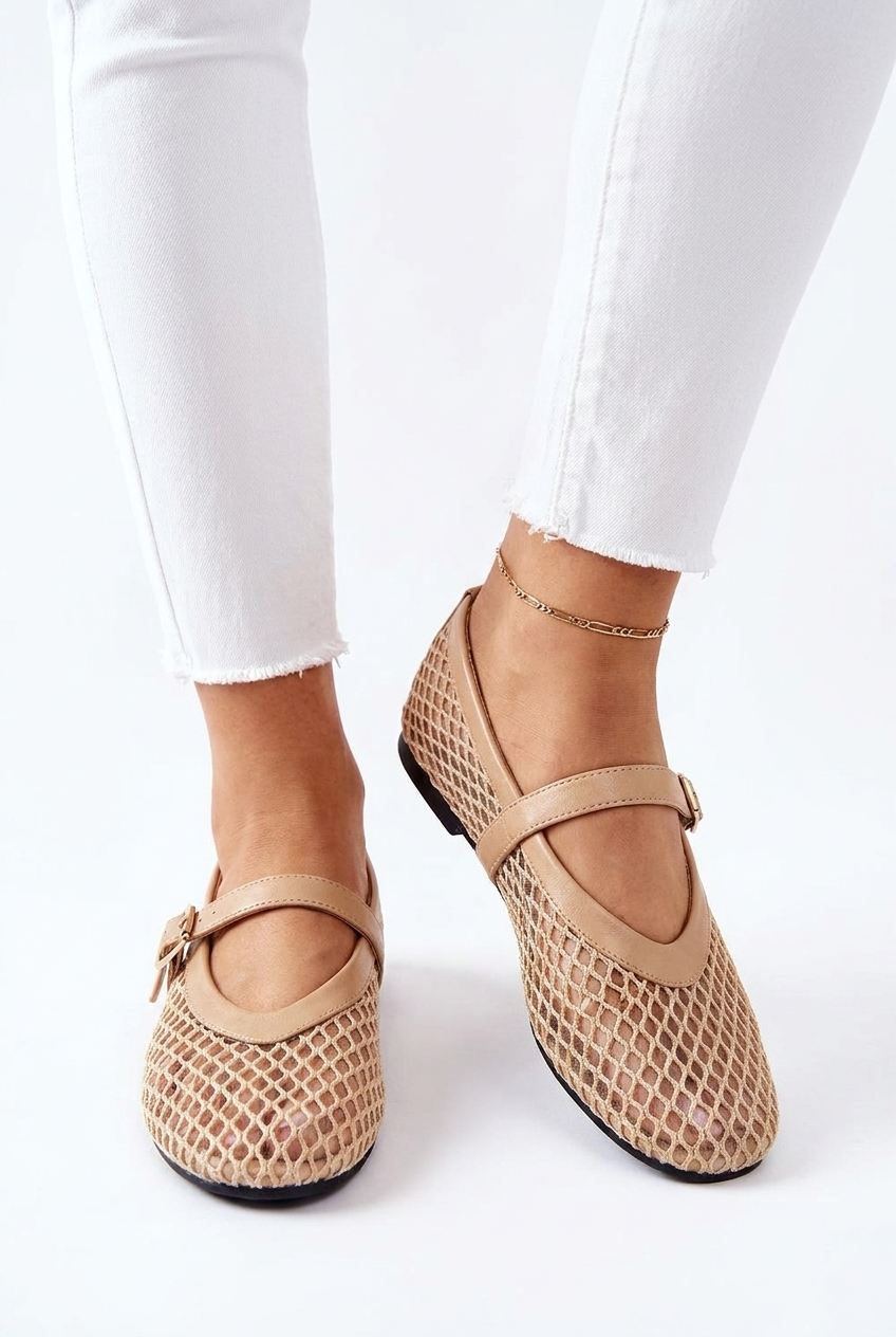 Aria | Mesh Ballet Flat