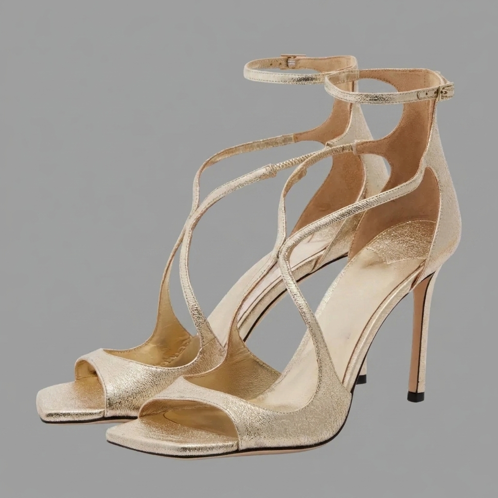 Sara | Crisscross Straps Heels