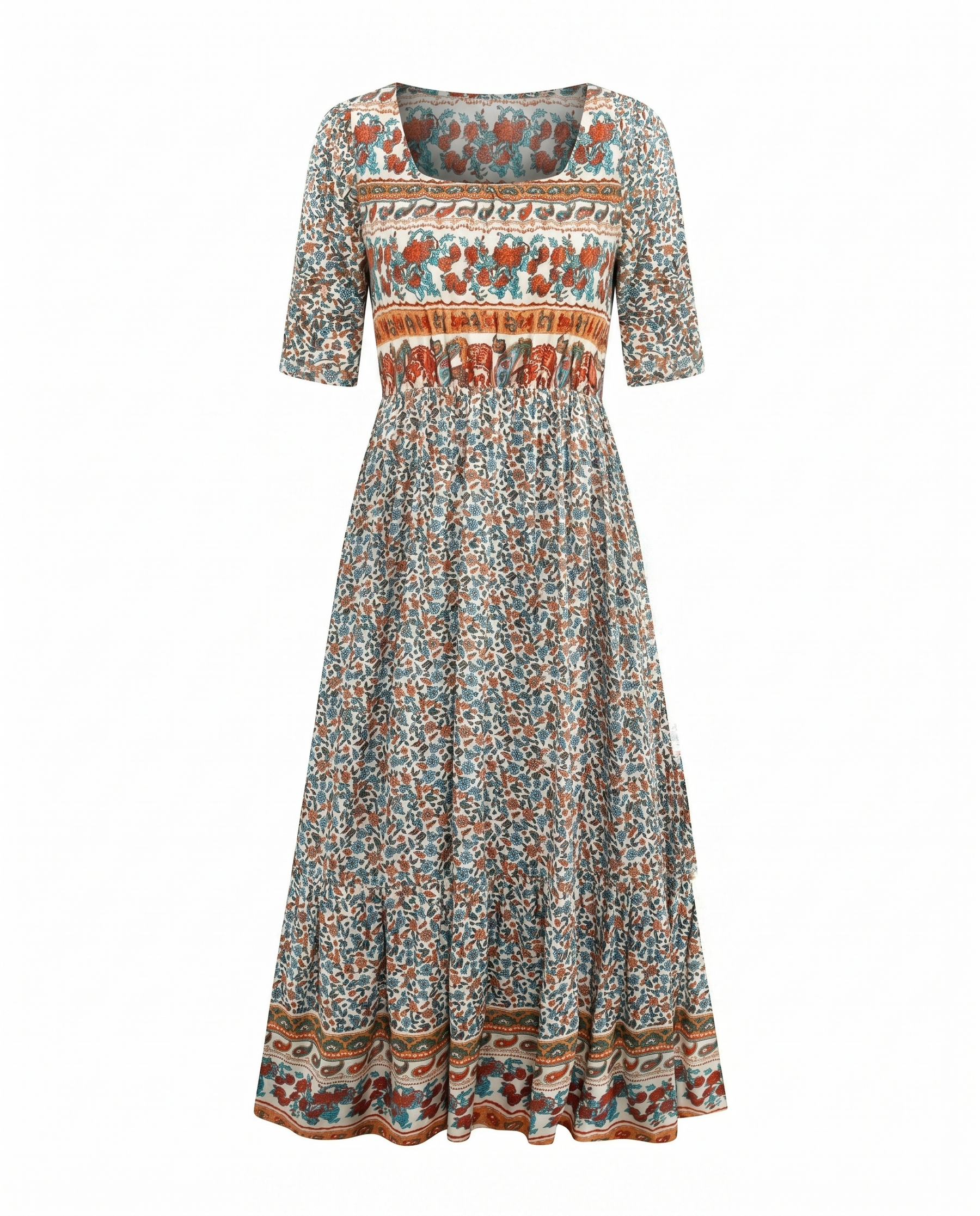Women’s Dress | Boho Print Midi