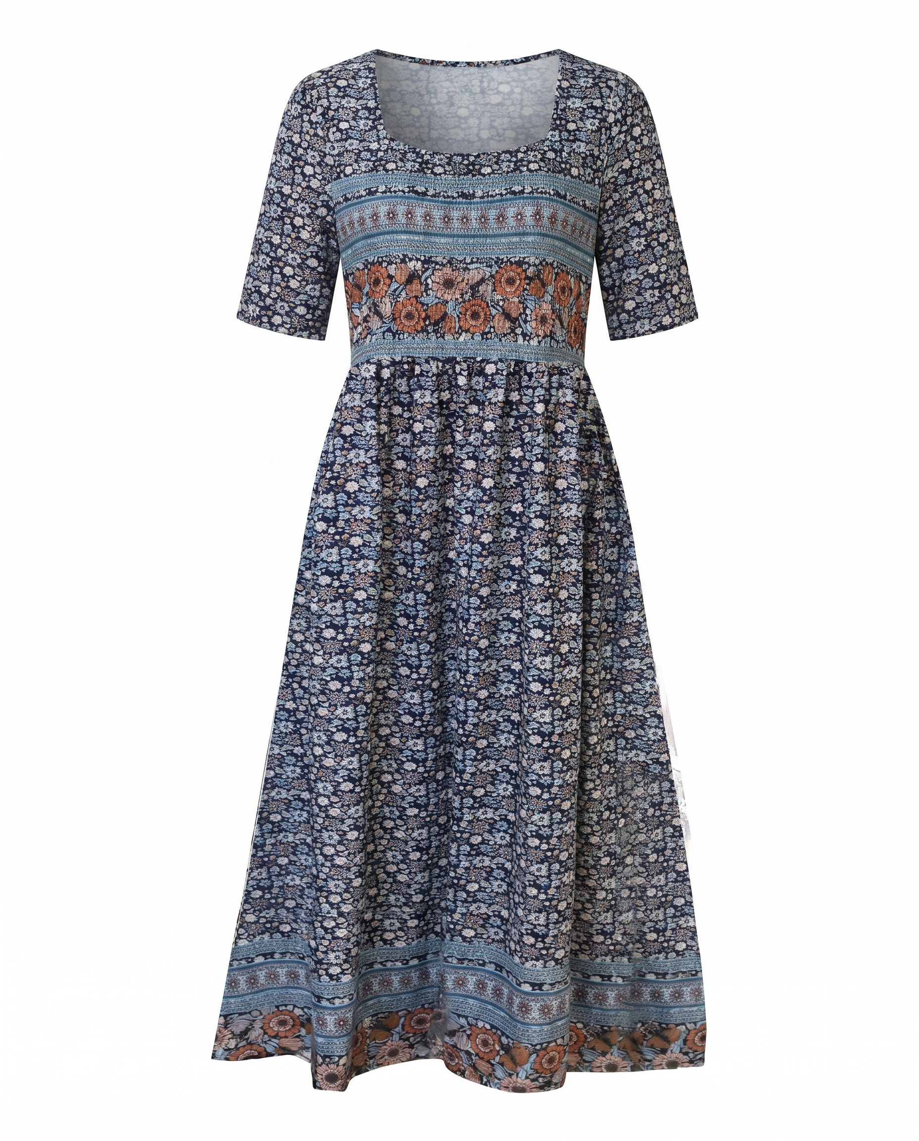Women’s Dress | Boho Print Midi