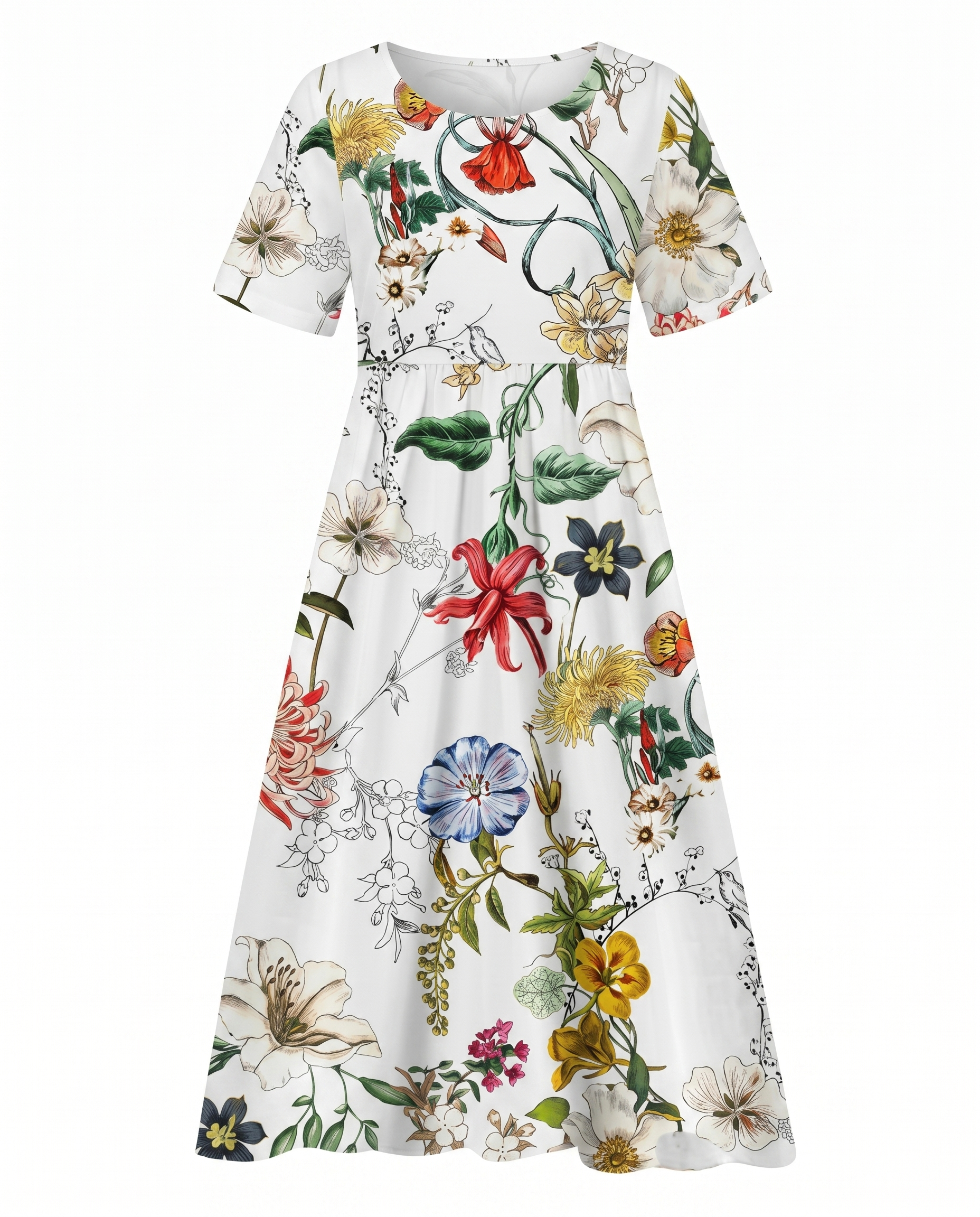 Women’s Dress | Printed Floral Midi